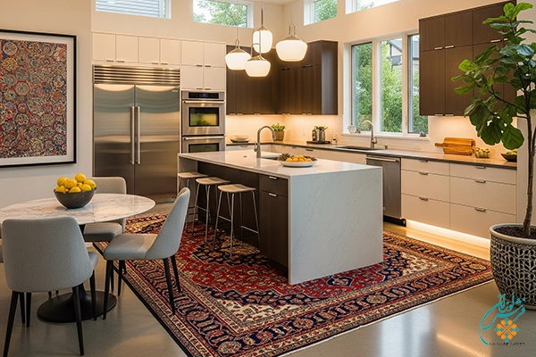 Traditional design carpet